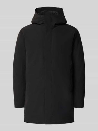 Scandinavian Edition Parka mit Kapuze in BLACK, Gr&ouml;&szlig;e XXXL