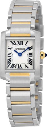 Cartier Pre-owned Cartier Tank Silver Grained Dial Ladies Watch W51007Q4