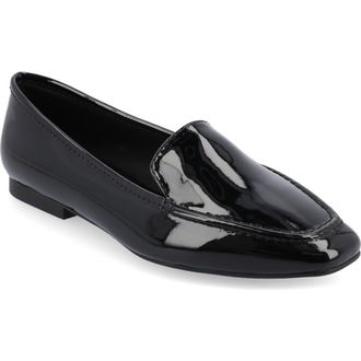 Journee Collection Tullie Loafer in Patent/Black at Nordstrom Rack, Size 6