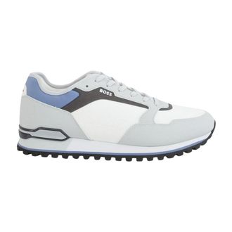 HUGO BOSS Heren, Schoenen, Grijs, Maat: 43 EU Leer
