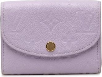 Louis Vuitton Pre-owned Vintage Portemonnee (bi-fold) - Dames - Vintage Accessoires - Paars - ONE Size - Leer - Vintage