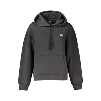 Tommy Hilfiger Zwarte Dames Hoodie - Dames - Hoodies - Zwart - S - Katoen - Hoodies & sweatvesten