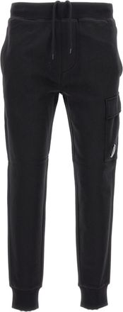 C.P. Company Black Lens Detail Drawstring Cargo Pants