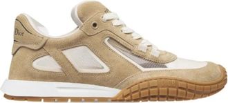 Dior Tech Sneaker - Dames - Sneakers - Beige - 36 EU - Leer - Schoenen