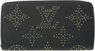 Louis Vuitton Pre-owned Wallets, female, Black, Size: ONE SIZE Pre-owned Long wallet (bi-fold)
