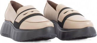 Wonders Womens Platform Loafer In Taupe
