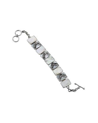 Samuel B. Silver Pearl Bracelet