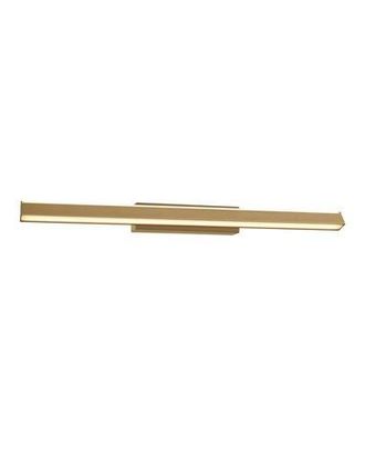 Mantra Mantra Aplique Led De Pared Lineal Oro, Con Luz Arriiba Y Abajo, 22w 3000k