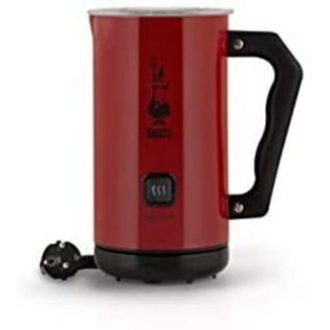 Bialetti Leche Frother El&eacute;ctrico, Leche Frother Por Cappuccino, Capacidad 150 Ml Cappuccino Or 300 Ml Caliente Leche, Rojo