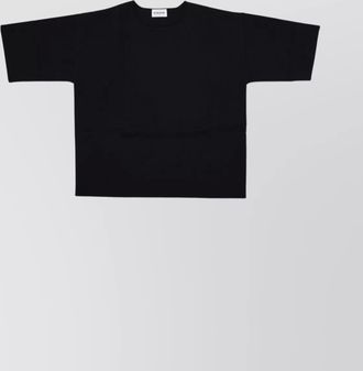 Parosh cotton t-shirt with round neck and short sleeves