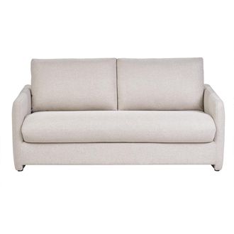 Miliboo Sof&aacute; Cama De 2 Plazas En Tela Beige Paulin