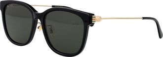 Gucci Womens Sunglasses Gg1884sk Black-Gold-Grey Metal Black/gold/grey