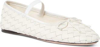 Loeffler Randall Leonie Mary Jane Ballet Flat in Cream at Nordstrom, Size 8.5