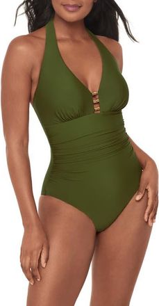 Miraclesuit Razzle Dazzle Theia One-Piece Swimsuit in Palma at Nordstrom, Size 14
