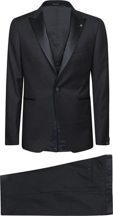 Tagliatore Bruce Ceremoniepak - Heren - Business pakken - Blauw - S - Wol - Kostuums
