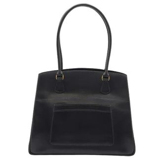 Herm&egrave;s Pre-owned Box Calf La 2way Bag Dark Navy - Dames - Pre-owned - Blauw - Maat: ONE Size Leer