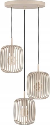 Eglo L&aacute;mpara Colgante Eglo Romazzina Beige 110 Cm 40w