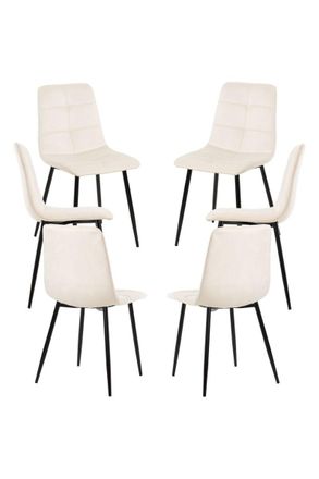 Regalos Miguel Packs Sillas Comedor - Pack 6 Sillas Daris Terciopelo - Beige