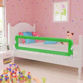 vidaXL Vidaxl - Sponde Letto per la Sicurezza dei Bambini 2 pz Verde 150x42 cm