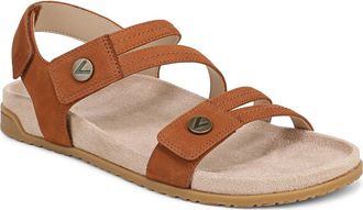 Vionic Essie Ankle Strap Sandal - Multiple Widths Available in Brandy at Nordstrom, Size 6.5