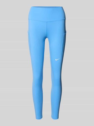 Nike Leggings mit Logo und elatischem Bund in Blau, Gr&ouml;&szlig;e XS