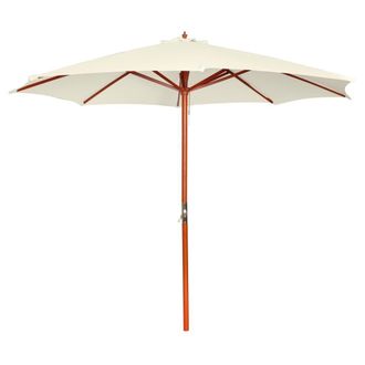 Berkfield Home Parasol 300x258 cm Sand White