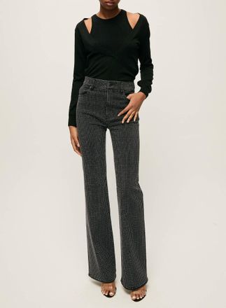 Veronica Beard Lolasee Long Sleeve Pullover Top In Black