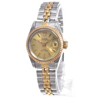 Tudor Princess Oyster Date Automatic Stainless Steel And 18K yellow gold Watch (Pre-Owned)