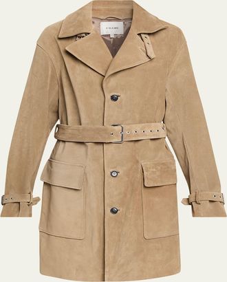Frame Denim The Suede Trench Coat