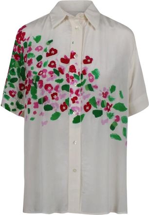 Mii Short Sleeve Shirts, male, White, Size: M Karine Shirt