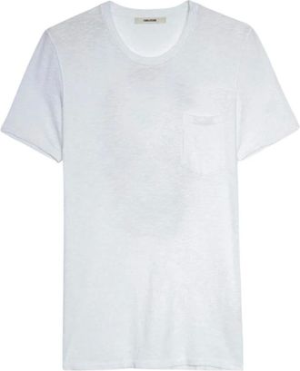 Zadig&Voltaire T-Shirt Stockholm - - Tops - Uomo - Bianco - S