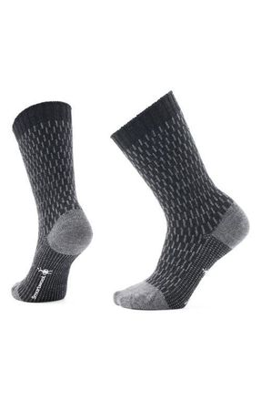 Smartwool Everyday Digi Tick Wool Blend Crew Socks in Charcoal at Nordstrom, Size Medium