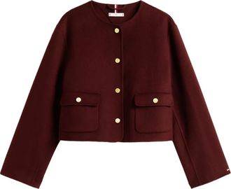 Tommy Hilfiger Giacca con tasche e bottoni - Rosso