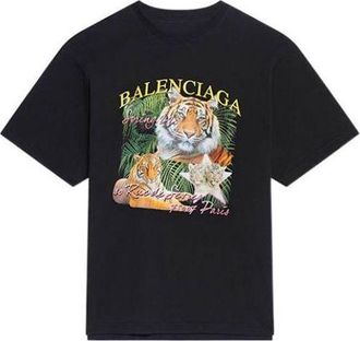 Balenciaga Year Of The Tiger FBI Revesible T-Shirt Navy 681467TLVM54084