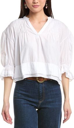 Nation Ltd Nation Ltd Scarlet Pintuck Top