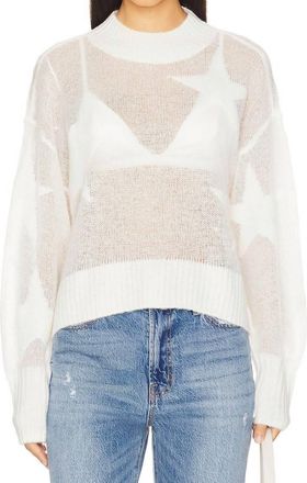 Pistola Denim Joslyn Overthrow Top In Ivory Star