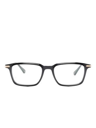 Cartier rectangle-frame glasses - unisex - Acetate - 53 - Black
