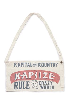 KAPITAL Printed Cotton-Canvas Apron
