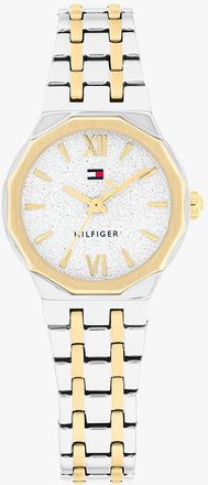 Tommy Hilfiger Womens 25MM Shimmer Dial Dress Watch - Grey