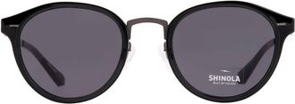 Shinola Dark Grey Oval Unisex Sunglasses SH3700S 012 50