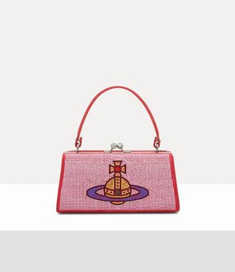 Vivienne Westwood Doll XL Bag Hotfix Diamante Pink