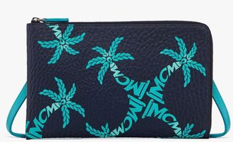 MCM Ottomar Travel Pouch In Palm Canvas