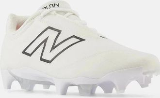 New Balance Womens New Balance BurnX4 WBURNLW4 White Molded Lacrosse Cleats RHS6523