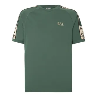 Emporio Armani T-Shirts, male, Green, Size: XL Short Sleeve T-Shirts