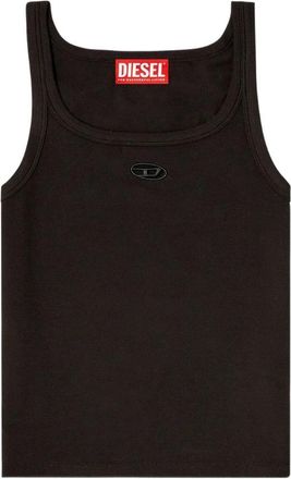 Diesel T-Wife-Od Tank Top - Dames - Tops zonder mouwen - Zwart - S - Katoen - Tops