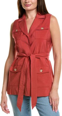 Anne Klein Belted Vest