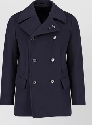 Lardini virgin wool double breasted coat