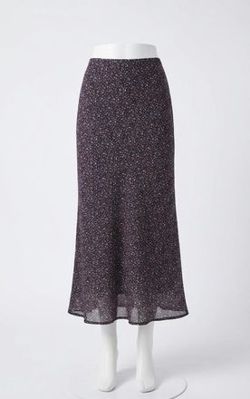 Z Supply Yelena Aspen Floral Maxi Skirt In Java