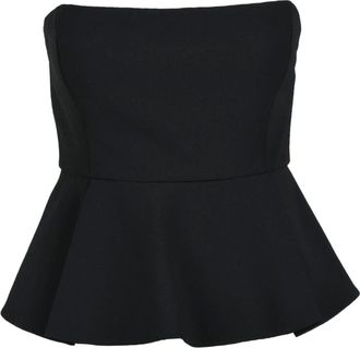 Pinko Sleeveless Tops, female, Black, Size: M Elegant Top with Polyester and Elastane