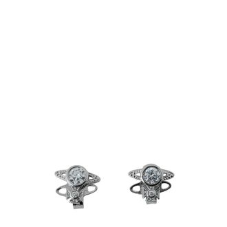 Vivienne Westwood Earrings, female, Gray, Size: ONE SIZE London Orb Earrings